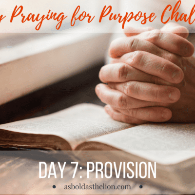 DAY 7: PRAYING FOR PURPOSE CHALLENGE